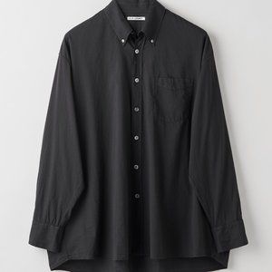 Our Legacy Borrowed BD Shirt Black Voile (Size 48)